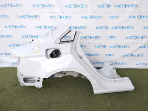 Quarter wing rear right Audi A3 8V 15-20 4d white, dented, pokes, painted 0.1-0.2mm