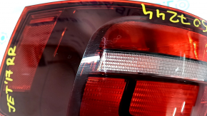 Light outer wing right VW Jetta 16-18 USA halogen dark, scratches
