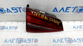 Inner taillight trunk lid left VW Jetta 16-18 USA halogen dark, for polishing