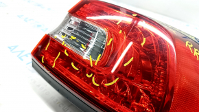 Lamp outer wing right Jeep Cherokee KL 14-18 prerest, scratches
