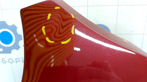 Front right wing VW Jetta 11-18 USA red LA3Q, dent