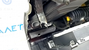 Torpedo front panel with AIRBAG VW Passat b8 16-19 USA black, without air ducts, with glove box, broken mount