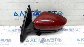 Side mirror left VW Jetta 11-18 5 pins, red LA3Q, scratches