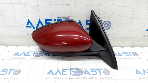 Side mirror right VW Jetta 11-18 5 pins, red LA3Q