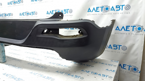 Bare rear bumper Jeep Cherokee KL 14-18 Trailhawk structure, without parking sensors, scratches, dented fastening, broken fastening