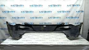 Bare rear bumper Jeep Cherokee KL 14-18 Trailhawk structure, without parking sensors, scratches, dented fastening, broken fastening