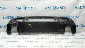Rear bumper trim lower Jeep Cherokee KL 14-18 for 2 pipes, graphite, Trailhawk, crack, pressed, scratches