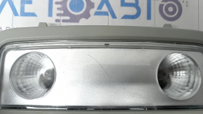 Front ceiling light VW Jetta 11-18 USA without sunroof gray, scratch, needs cleaning