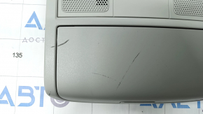 Front ceiling light VW Jetta 11-18 USA without sunroof gray, scratch, needs cleaning