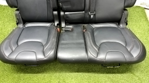 Rear row of seats 2nd row Jeep Cherokee KL 14-18 Trailhawk red stitching, with airbag, black leather, mechanical, tears
