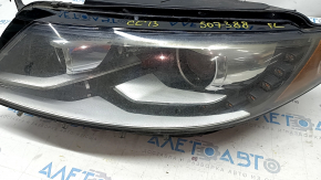 Headlight front left VW CC 13-17 complete rest xenon led, cobweb, sand