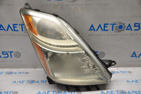 Headlight front right Toyota Prius 20 06-09 bare, rest xenon with mount, for polishing, broken socket