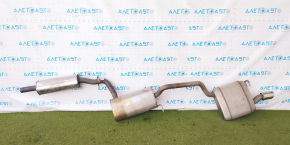 Exhaust pipe resonator with barrel VW Passat b8 16-19 USA 2.0T