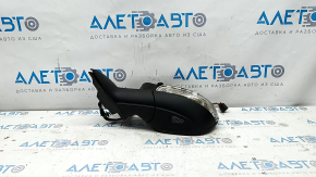 Left side mirror VW CC 13-17 rest, 7 pins, turn signal, backlight, scratches, broken housing, missing cover, for spare parts