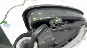 Left side mirror VW CC 13-17 rest, 7 pins, turn signal, backlight, scratches, broken housing, missing cover, for spare parts