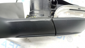 Left side mirror VW CC 13-17 rest, 7 pins, turn signal, backlight, scratches, broken housing, missing cover, for spare parts