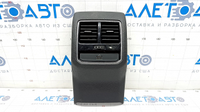 Rear row air duct VW Passat b8 16-19 USA black, scratches on the trim