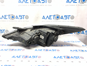 Headlight front right bare Hyundai Sonata 11-15 matte reflector, for polishing