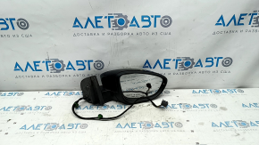 Side mirror right VW CC 13-17 rest 7 pins, turn signal, backlight, black