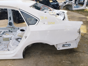 Quarter wing rear left VW Passat b8 16-19 USA on the body, white, pokes