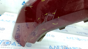 Bare front bumper VW Jetta 15-18 USA red LA3Q, scratches, pressed, broken mount