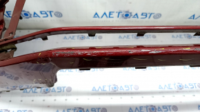 Bare front bumper VW Jetta 15-18 USA red LA3Q, scratches, pressed, broken mount