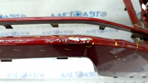 Bare front bumper VW Jetta 15-18 USA red LA3Q, scratches, pressed, broken mount