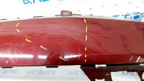 Bare front bumper VW Jetta 15-18 USA red LA3Q, scratches, pressed, broken mount