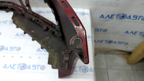 Bare front bumper VW Jetta 15-18 USA red LA3Q, scratches, pressed, broken mount