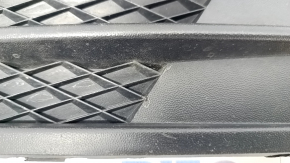 Front bumper grille side right VW Jetta 15-18 USA without fog lights, bumps, scratches