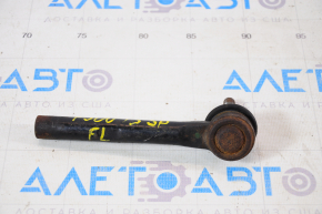 Steering tip right Fiat 500 12-19 cracked boot