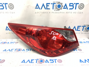 Light outer wing left Hyundai Sonata 11-15
