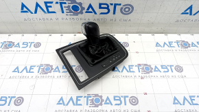 Automatic transmission knob with shifter cover VW Jetta 15-18 USA plastic, black, scratch, button does not press