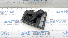 Automatic transmission knob with shifter cover VW Jetta 15-18 USA plastic, black, scratch, button does not press