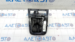 Automatic transmission knob with shifter cover VW Jetta 15-18 USA plastic, black, scratch, button does not press