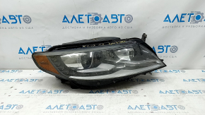 Headlight front right VW CC 13-17 complete, rest, xenon led, cobweb, sand
