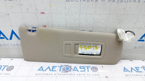 Right visor BMW 3 F30 4d 12-14 beige, without hook