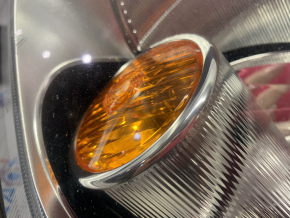 Headlight front left Mini Cooper Countryman R60 10-16 bare halogen, yellow turn signal, chip, for polishing