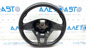 Naked steering wheel VW Passat b8 16-19 USA leather, black, cracked leather, scratch