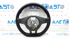 Naked steering wheel VW Passat b8 16-19 USA leather, black, cracked leather, scratch