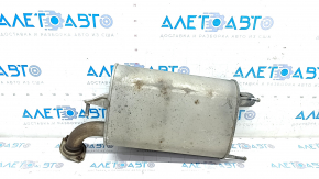 Muffler rear part with barrel Lexus ES300h 13-18 dented, bolt broken