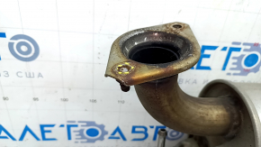 Muffler rear part with barrel Lexus ES300h 13-18 dented, bolt broken
