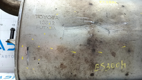 Muffler rear part with barrel Lexus ES300h 13-18 dented, bolt broken