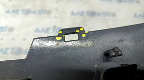 Front bumper bare VW CC 13-17 rest, black, pressed, scratches, cracks, broken fasteners