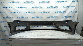Front bumper bare VW CC 13-17 rest, black, pressed, scratches, cracks, broken fasteners