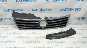 Radiator grill VW CC 13-17 rest, chrome swelled, broken fasteners, broken, sand