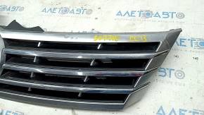 Radiator grill VW CC 13-17 rest, chrome swelled, broken fasteners, broken, sand