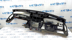 Torpedo front panel with AIRBAG BMW 3 F30 12-18 4d black with beige under projection
