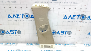 Upper center pillar trim belt left BMW 3 F30 12-18 beige, dry cleanable