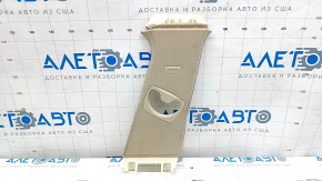 Center pillar trim upper belt right BMW 3 F30 12-18 beige, for dry cleaning